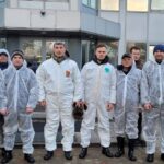 Начальник отдела ИФНС 3 Краснодара Арсен Размикович Саркисян со своей командой ликвидируют последствия разлива нефти в Анапе